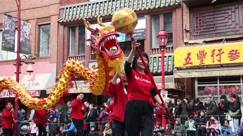 Dragon dance performance Stock-Footage 47531012