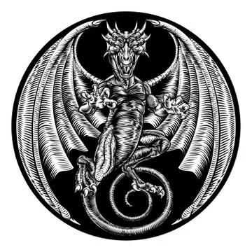 Dragon Design Stock Illustration