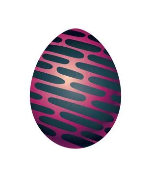 Dragon dinosaur egg with decorative pattern. Dino cartoon egg-shell. Whole Stock Illustration