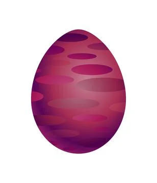 Dragon dinosaur egg with decorative pattern. Dino cartoon egg-shell. Whole 스톡 일러스트