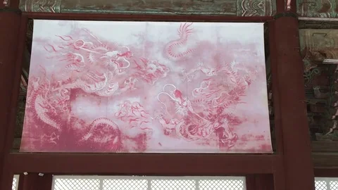 Dragon Drapery 库存影片 82873478