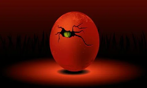 Dragon egg Stock Illustration