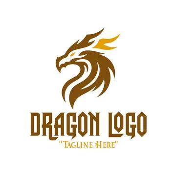 Dragon Essence Logo Stock Illustration
