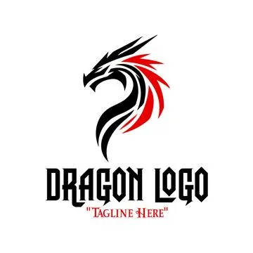 Dragon Essence Logo Stock Illustration