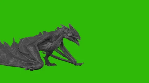 Dragon fire breath Stock Footage 287063319