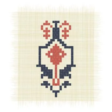Dragon Fly Tatreez Stock Illustration