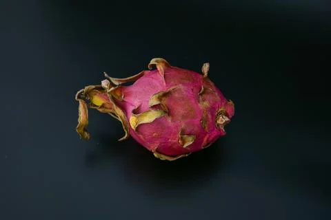 Dragon fruit on black background Stock Photos