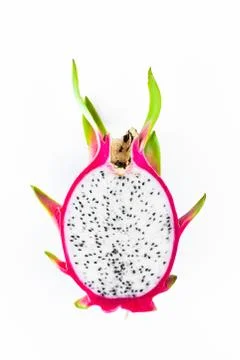 Dragon fruit fresh from the tree Stock Photos