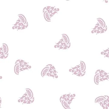 Dragon fruit glyph vector seamless pattern Stock Illustration