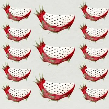 Dragon fruit Stock Illustration