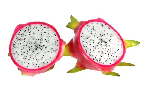 Dragon fruit isolate on white Stock Photos