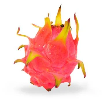 Dragon fruit isolated on white background. Stock Photos