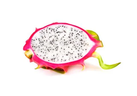 Dragon fruit isolated on white background with clipping path Stock Photos
