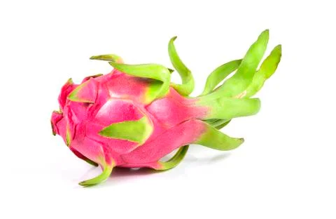 Dragon fruit isolated on white background Stock Photos