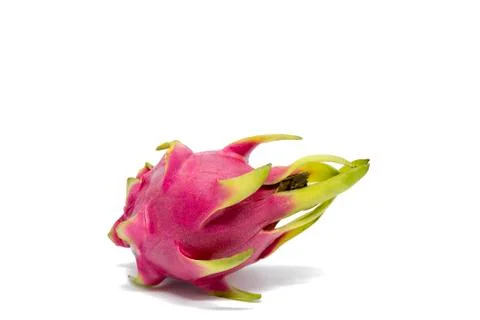 Dragon fruit isolated on white background with clipping path Stock Photos