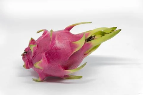 Dragon fruit isolated on white background with clipping path Stock Photos