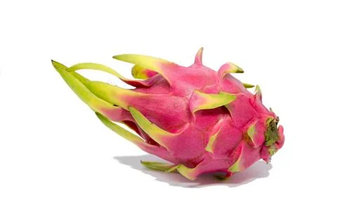 Dragon fruit isolated on white background with clipping path Stock Photos