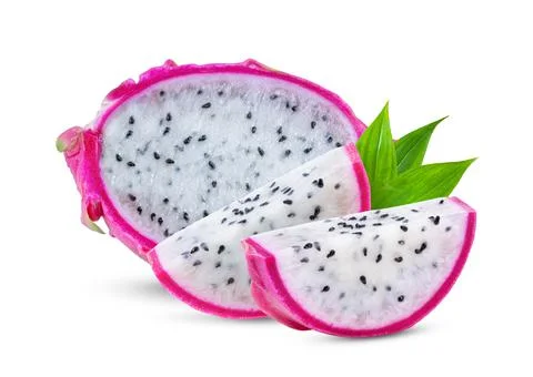 Dragon fruit isolated on white background Stock Photos