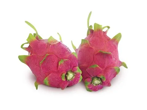 Dragon fruit isolated on white background Stock Photos