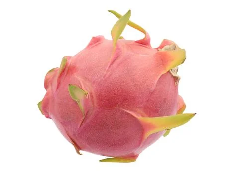 Dragon fruit isolated on white background. Stock Photos