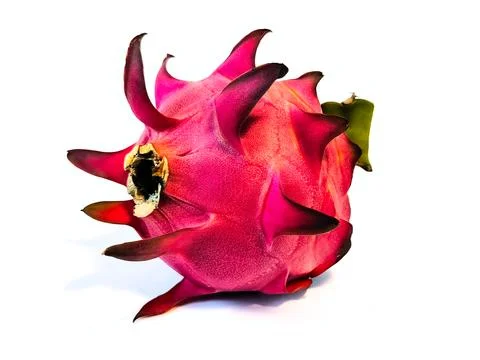 Dragon fruit isolated on white background. Photos