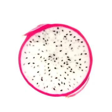 Dragon Fruit isolated on white Stock-Fotos