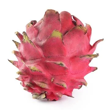 Dragon fruit or pitaya isolated on white background Stock Photos
