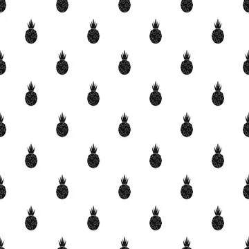 Dragon fruit pattern, simple style Stock Illustration