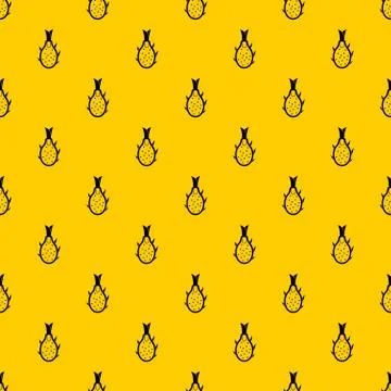 Dragon fruit pattern vector Stock Illustration