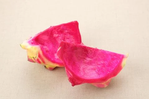 Dragon fruit skin Stock Photos