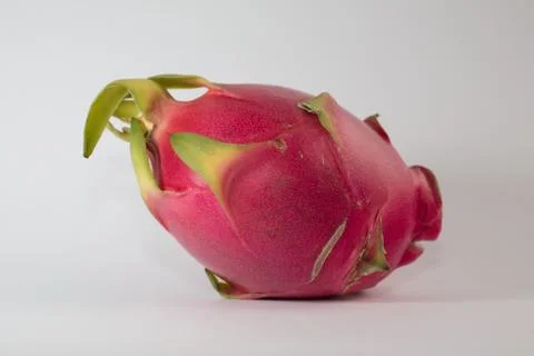 Dragon Fruit on White Background Foto stock