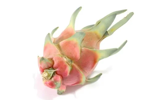 Dragon fruit on white background Stock Photos