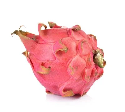 Dragon fruit on white background Stock Photos