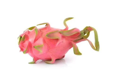 Dragon Fruit on white background Stock Photos