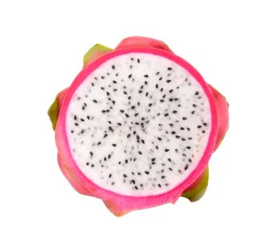 Dragon Fruit on white background Stock Photos