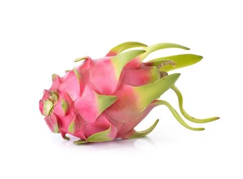 Dragon Fruit on white background Stock Photos