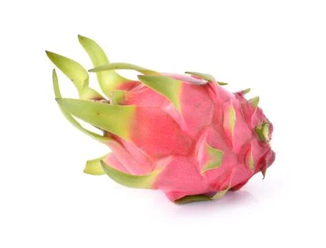 Dragon Fruit on white background Stock Photos
