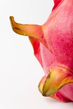 Dragon fruit on white background Stock Photos