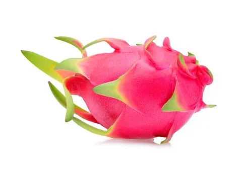 Dragon fruit on white background Stock Photos