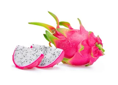 Dragon fruit on white background. Foto stock