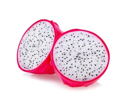 Dragon fruit on white background Foto stock