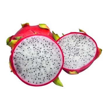 Dragon fruit on white background Stock Photos