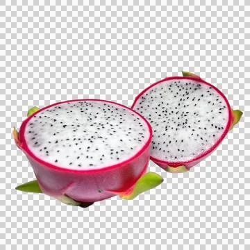 Dragon fruit on white background Stock Photos