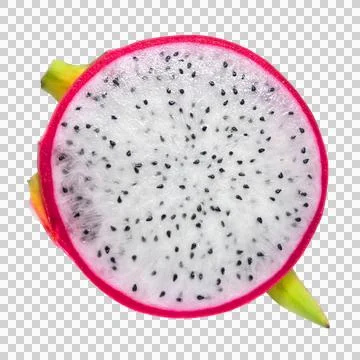 Dragon fruit on white background Stock Photos
