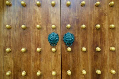 Dragon gate door Stock Photos