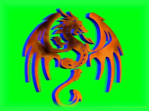 Dragon Green Screen 1 Stock Footage 107170255