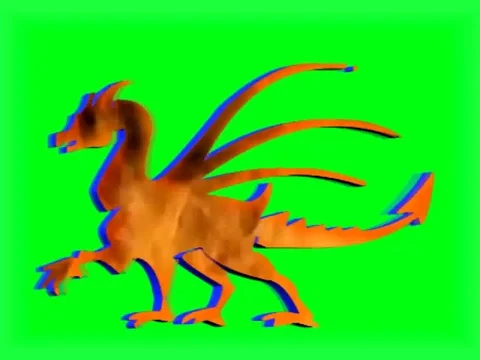Dragon Green Screen 2 Stock Footage 107170249