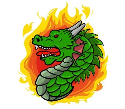 Dragon Head Stock Illustration