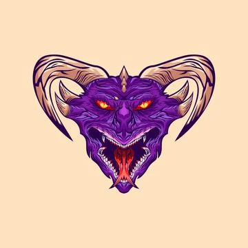 Dragon head Stock Illustration