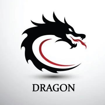 Dragon head vector Stock Illustration